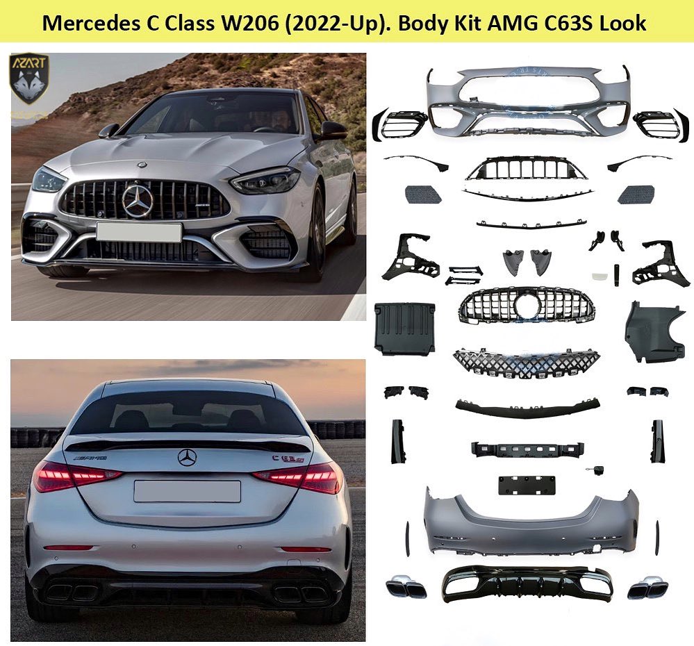 C63s Body kit Mercedes W206
